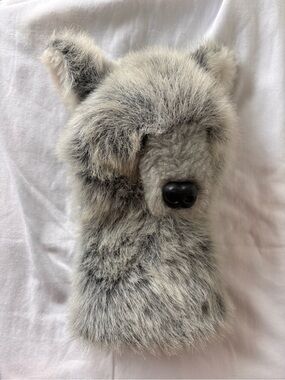 Daphne by design Gray Wolf Golf Headcover made in USA vintage